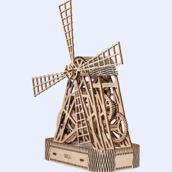 The Mill - 3D Mechanical, Engineering Self-Assembled Puzzle