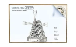 The Mill - 3D Mechanical, Engineering Self-Assembled Puzzle