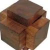 Three Pieces - Brain Teaser Wooden Puzzle