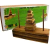 Tower of Hanoi Chedi - Wooden Brain Teaser Puzzle