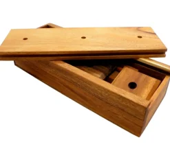 Tower of Hanoi Chedi - Wooden Brain Teaser Puzzle