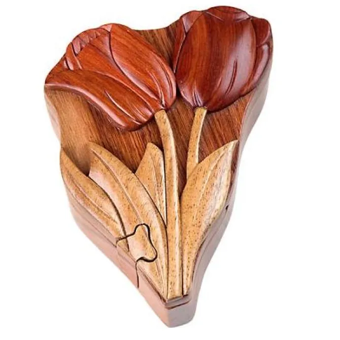 Tulip - Secret Wooden Puzzle Box
