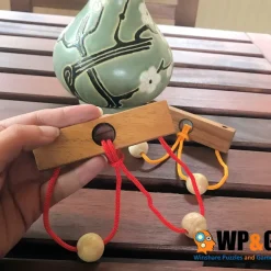 Two Lovers String - Brain Teaser Wood Puzzle