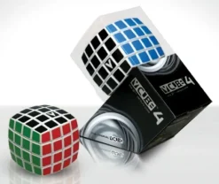 V-Cube 4 White Pillowed Multicolor Cube Puzzle