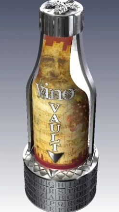 Vino Vault Wine Bottle Puzzle Brain Teaser With the Spin the Bottle Game Set