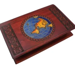 World Travel Book - Secret Wooden Puzzle Box